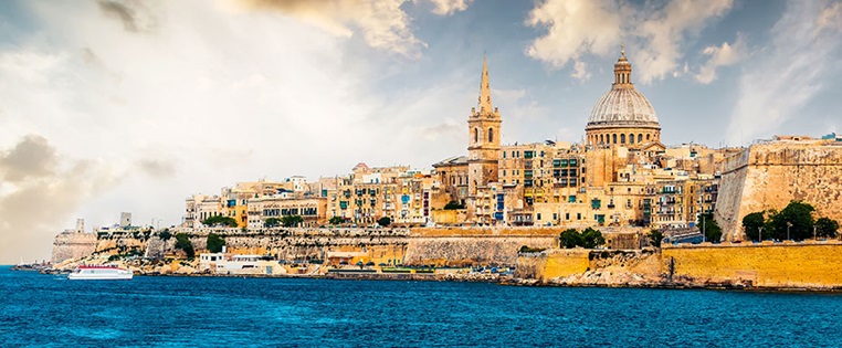 Marsamxett Hafen auf Malta