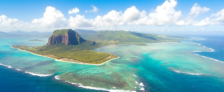Le Morne Brabant Berg auf Mauritius