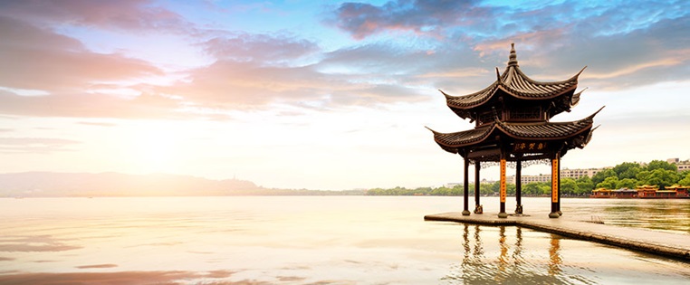 Historischer Pavilion in China