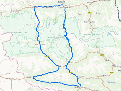 Motorradtour in Osttirol und Kärnten
