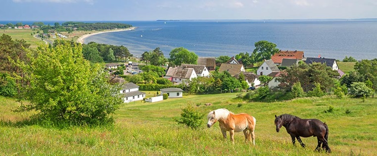 Blick auf die Insel Rügen