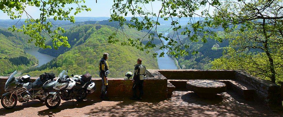 motorradtour saarschleife
