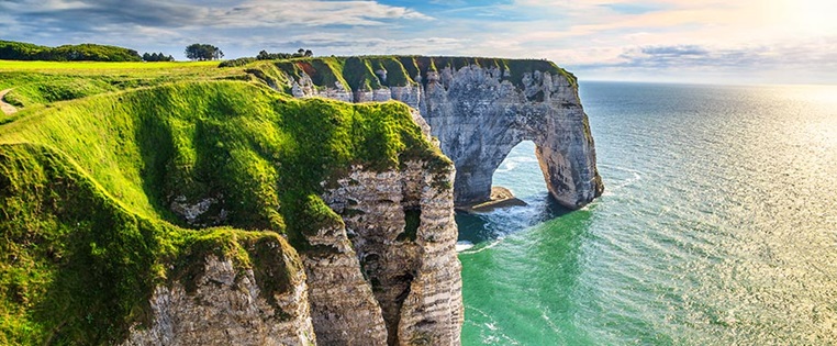 Die Küste in der Normandie