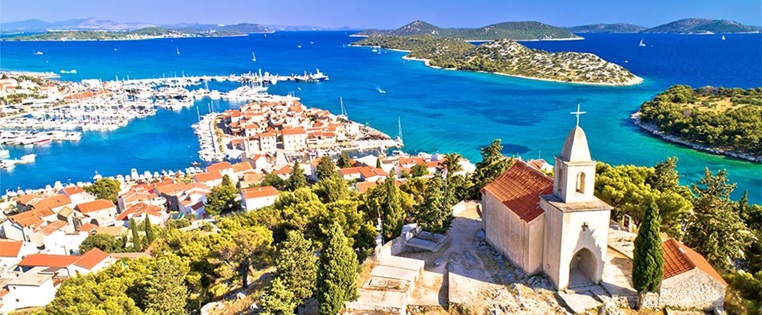 Tribunj Kirche in Dalmatien in Kroatien
