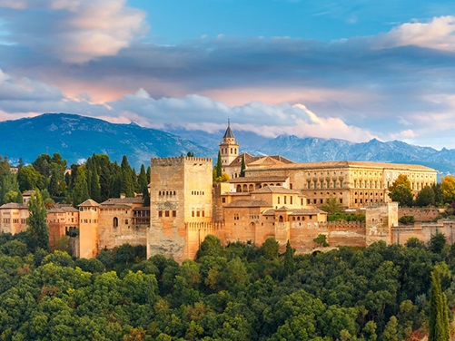 Andalusien die alhambra in Grenada