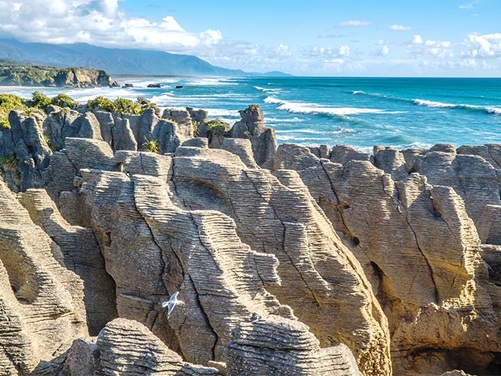 Pancake Rocks im Paparoa National Park in Neuseeland