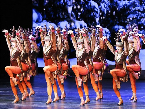 New York Rockettes in der Radio City Music Hall in New York
