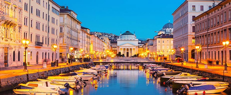 Der Canal Grande in Triest ADAC Reisen
