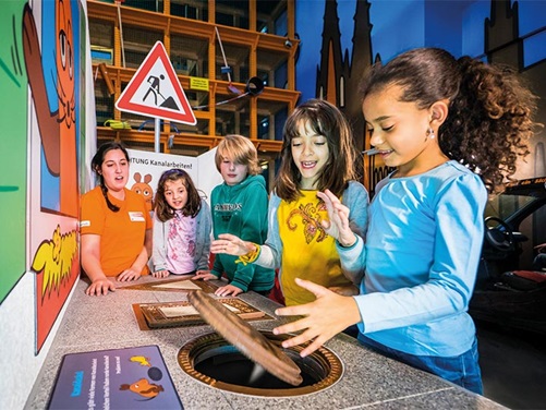 Kinder im Odysseum in Köln