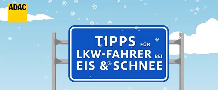 Tipps für Lkw-Fahrer bei Eis und Schnee