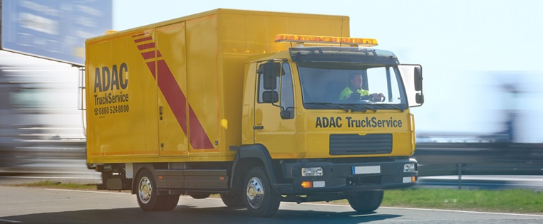 Lkw des ADAC Truckservice