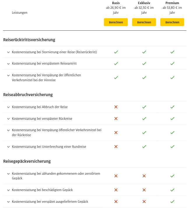 Adac plus reiserücktritt