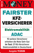 ADAC Autoversicherung ausgezeichnet von Focus Money als fairster Kfz-Versicherer Elektromobilität 2026