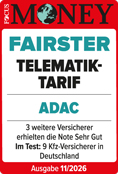 ADAC Autoversicherung ausgezeichnet von Focus Money für den fairsten Telematiktarif 2026