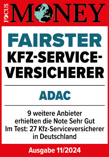 ADAC Autoversicherung ausgezeichnet als fairster Kfz-Versicherer in 2024