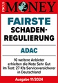 ADAC Autoversicherung ausgezeichnet für die fairste Schadenregulierung 2024