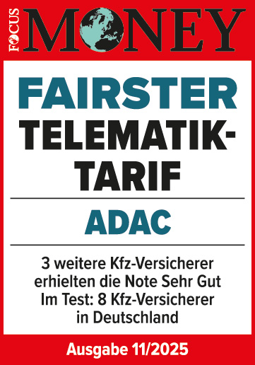 ADAC Autoversicherung ausgezeichnet von Focus Money für den fairsten Telematiktarif 2025