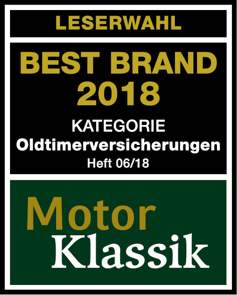 Best Brand 2018 Oldtimerversicherung