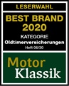 ADAC Classic-Car-Versicherung auszeichnet von Motor Klassik