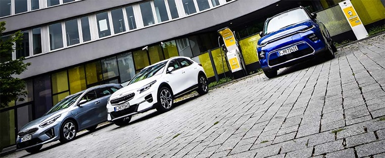 Die Plug-In-Hybride (PHEV) Kia Ceed Sportswagon und Kia XCeed sowie das E-Auto Kia e-Soul